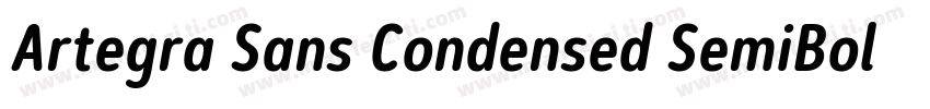 Artegra Sans Condensed SemiBold字体转换